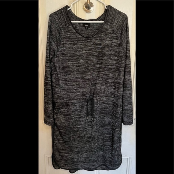 Mossimo Long Sleeve Tie Waist Dress - Picture 1 of 6